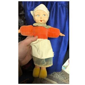 Norah Welling Doll Vintage Cloth Made in England Folk Dutch Outfit